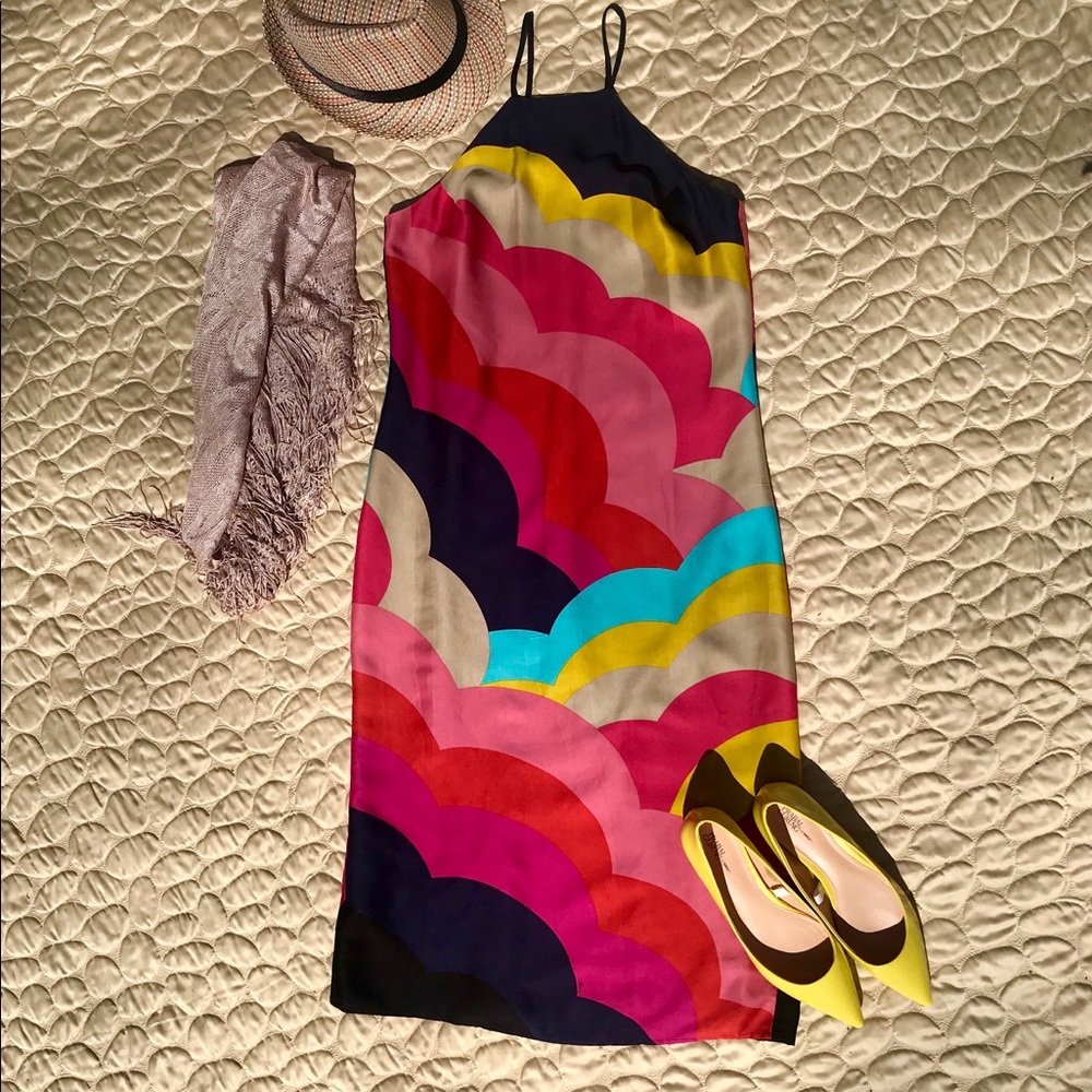 $298 NWT: Trina Turk silk elegant dress sz 2